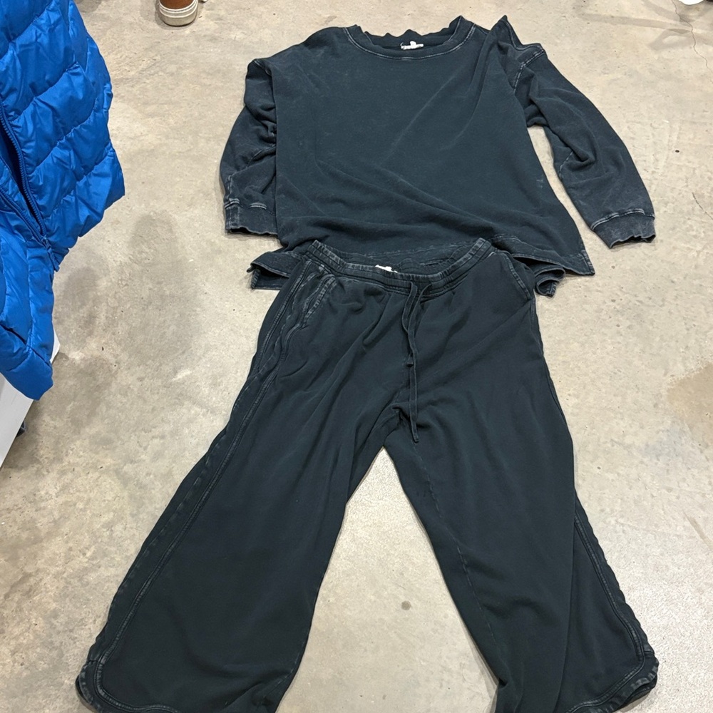 Women's Black Loungewear Set